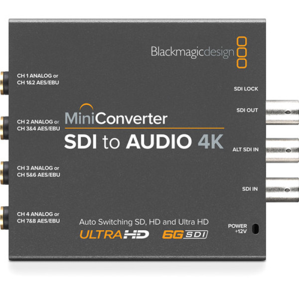 Конвертер Mini Converter - SDI to Audio 4K